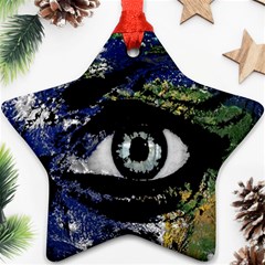 Mother Earth  Star Ornament (two Sides) by Valentinaart