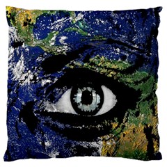 Mother Earth  Large Flano Cushion Case (two Sides) by Valentinaart