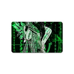 Cyber Angel Magnet (name Card) by Valentinaart