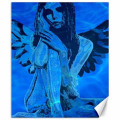 Underwater Angel Canvas 8  X 10  by Valentinaart