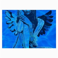 Underwater Angel Large Glasses Cloth by Valentinaart