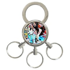 Graffiti Angel 3-ring Key Chains by Valentinaart