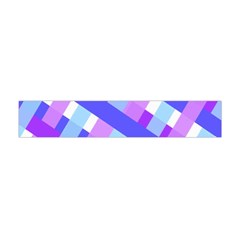 Geometric Plaid Gingham Diagonal Flano Scarf (mini) by Simbadda