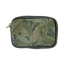 Vintage Background Green Leaves Coin Purse by Simbadda