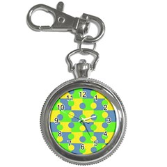 Abric Cotton Bright Blue Lime Key Chain Watches by Simbadda