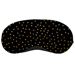 Grunge Retro Pattern Black Triangles Sleeping Masks by Simbadda