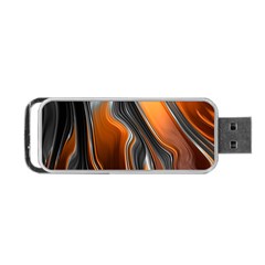 Fractal Structure Mathematics Portable Usb Flash (two Sides) by Simbadda