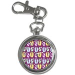 Baby Feet Patterned Backing Paper Pattern Key Chain Watches Front