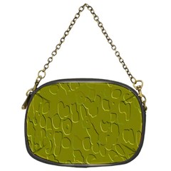 Olive Bubble Wallpaper Background Chain Purses (one Side)  by Simbadda