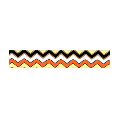 Colorful Chevron Pattern Stripes Pattern Flano Scarf (mini) by Simbadda