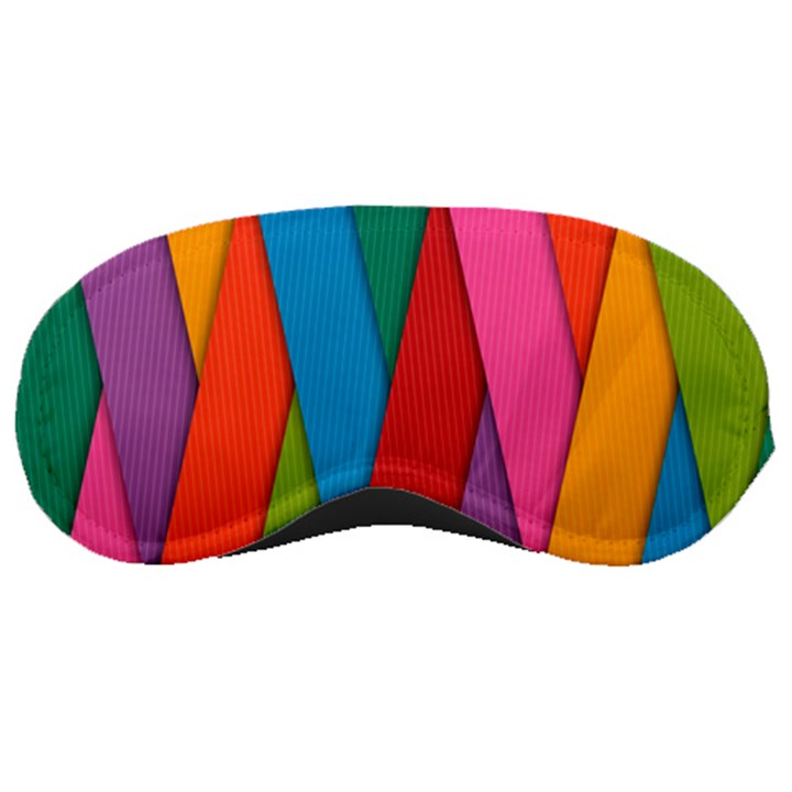 Colorful Lines Pattern Sleeping Masks