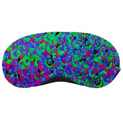 Green Purple Pink Background Sleeping Masks by Simbadda