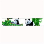 Cute Panda Cartoon Small Bar Mats 24 x4  Bar Mat