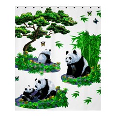 Cute Panda Cartoon Shower Curtain 60  X 72  (medium)  by Simbadda