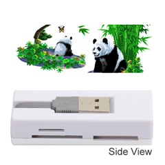 Cute Panda Cartoon Memory Card Reader (stick)  by Simbadda