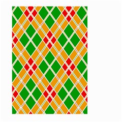 Colorful Color Pattern Diamonds Large Garden Flag (two Sides) by Simbadda