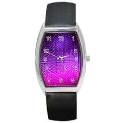 Pattern Light Color Structure Barrel Style Metal Watch by Simbadda