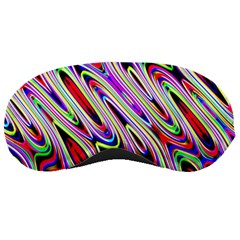 Multi Color Wave Abstract Pattern Sleeping Masks by Simbadda