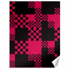 Cube Square Block Shape Creative Canvas 36  X 48   by Simbadda