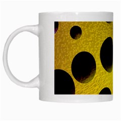 Background Design Random Balls White Mugs by Simbadda