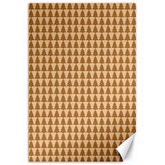 Pattern Gingerbread Brown Canvas 20  X 30   by Simbadda