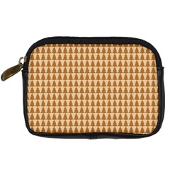 Pattern Gingerbread Brown Digital Camera Cases by Simbadda