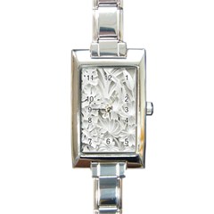 Pattern Motif Decor Rectangle Italian Charm Watch by Simbadda