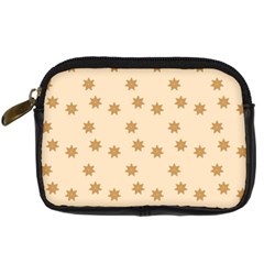 Pattern Gingerbread Star Digital Camera Cases by Simbadda