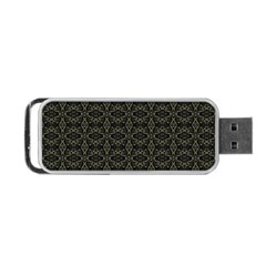 Dark Interlace Tribal  Portable Usb Flash (one Side) by dflcprints