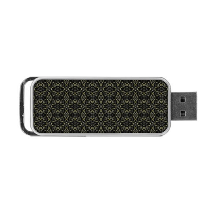 Dark Interlace Tribal  Portable USB Flash (One Side)