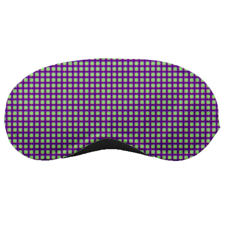 Mardi Gras Purple Plaid Sleeping Masks