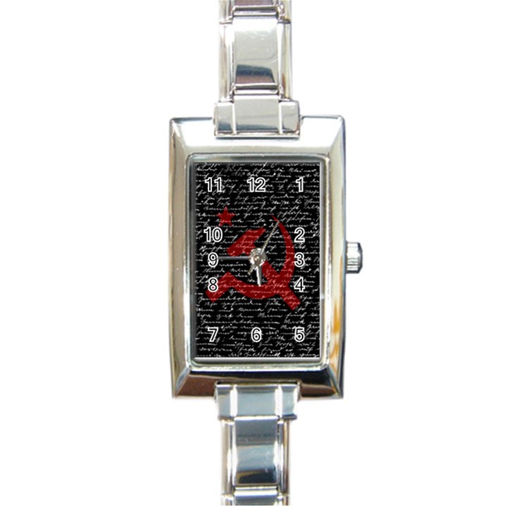 Communism  Rectangle Italian Charm Watch