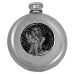 Angel Round Hip Flask (5 oz) Front