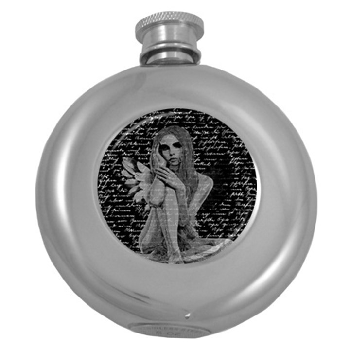 Angel Round Hip Flask (5 oz)