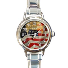 American President Round Italian Charm Watch by Valentinaart