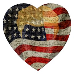 American President Jigsaw Puzzle (heart) by Valentinaart