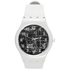 School Board  Round Plastic Sport Watch (m) by Valentinaart