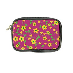 Floral Pattern Coin Purse by Valentinaart