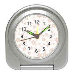 Floral Pattern Travel Alarm Clocks by Valentinaart