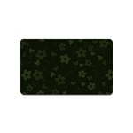 Floral pattern Magnet (Name Card) Front