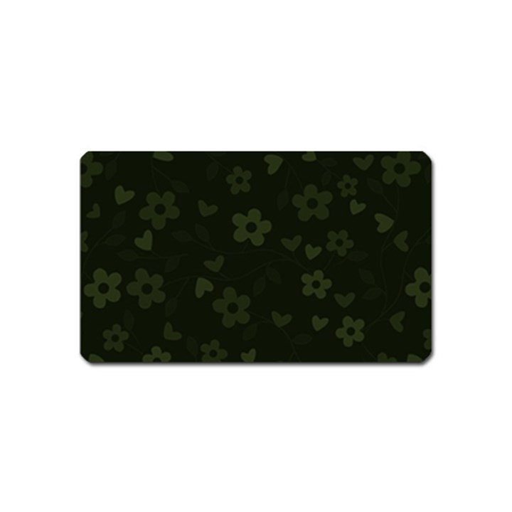 Floral pattern Magnet (Name Card)