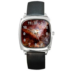 Carina Nebula Square Metal Watch by SpaceShop