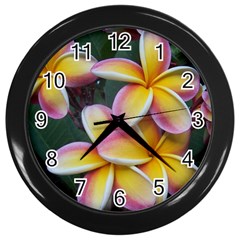 Premier Mix Flower Wall Clocks (black) by alohaA