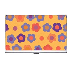 Floral Pattern Business Card Holders by Valentinaart