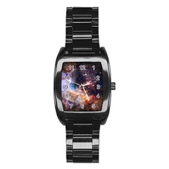 Celestial Fireworks Stainless Steel Barrel Watch by SpaceShop