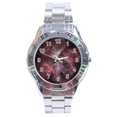 Carina Peach 4553 Stainless Steel Analogue Watch by SpaceShop