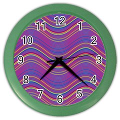 Pattern Color Wall Clocks by Valentinaart