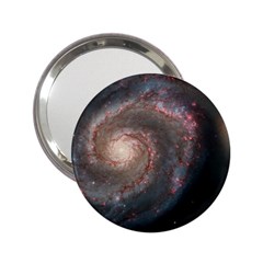 Whirlpool Galaxy And Companion 2 25  Handbag Mirrors by SpaceShop