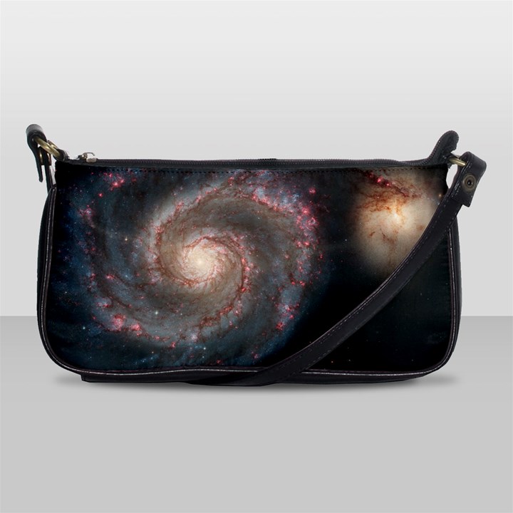 Whirlpool Galaxy And Companion Shoulder Clutch Bags