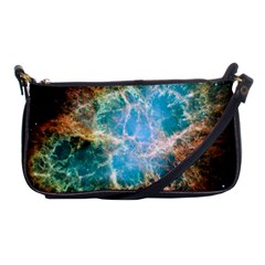 Crab Nebula Shoulder Clutch Bags by SpaceShop